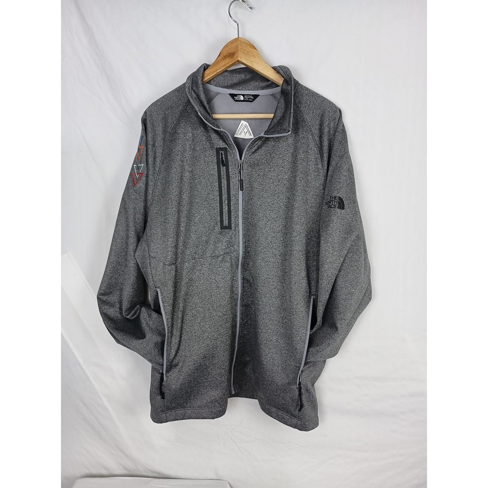 The North Face Long Sleeve Full Zip Hiking Jacket Size XL Gray
